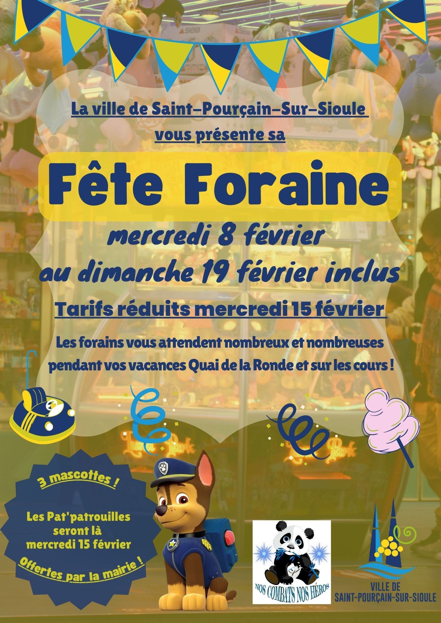 Fête foraine Ville de Saint Pourçain Sur Sioule