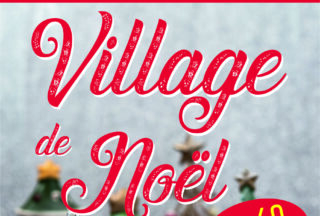 Affiche du village de Noël 2021