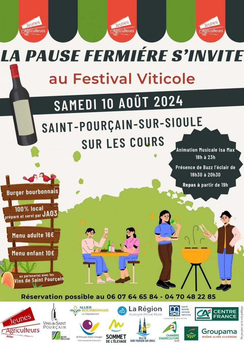 Pause fermière du Festival Viticole et Gourmand