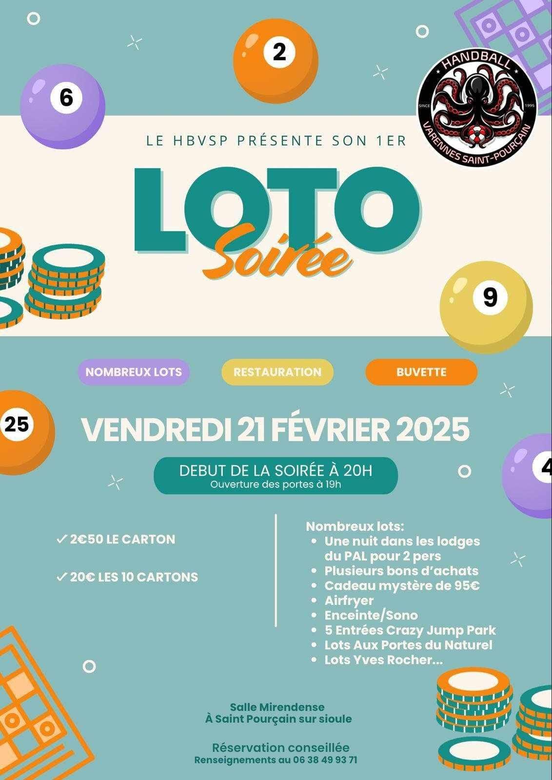 Soirée loto du HBVSP