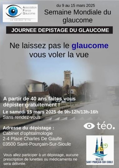 Journée de dépistage du glaucome