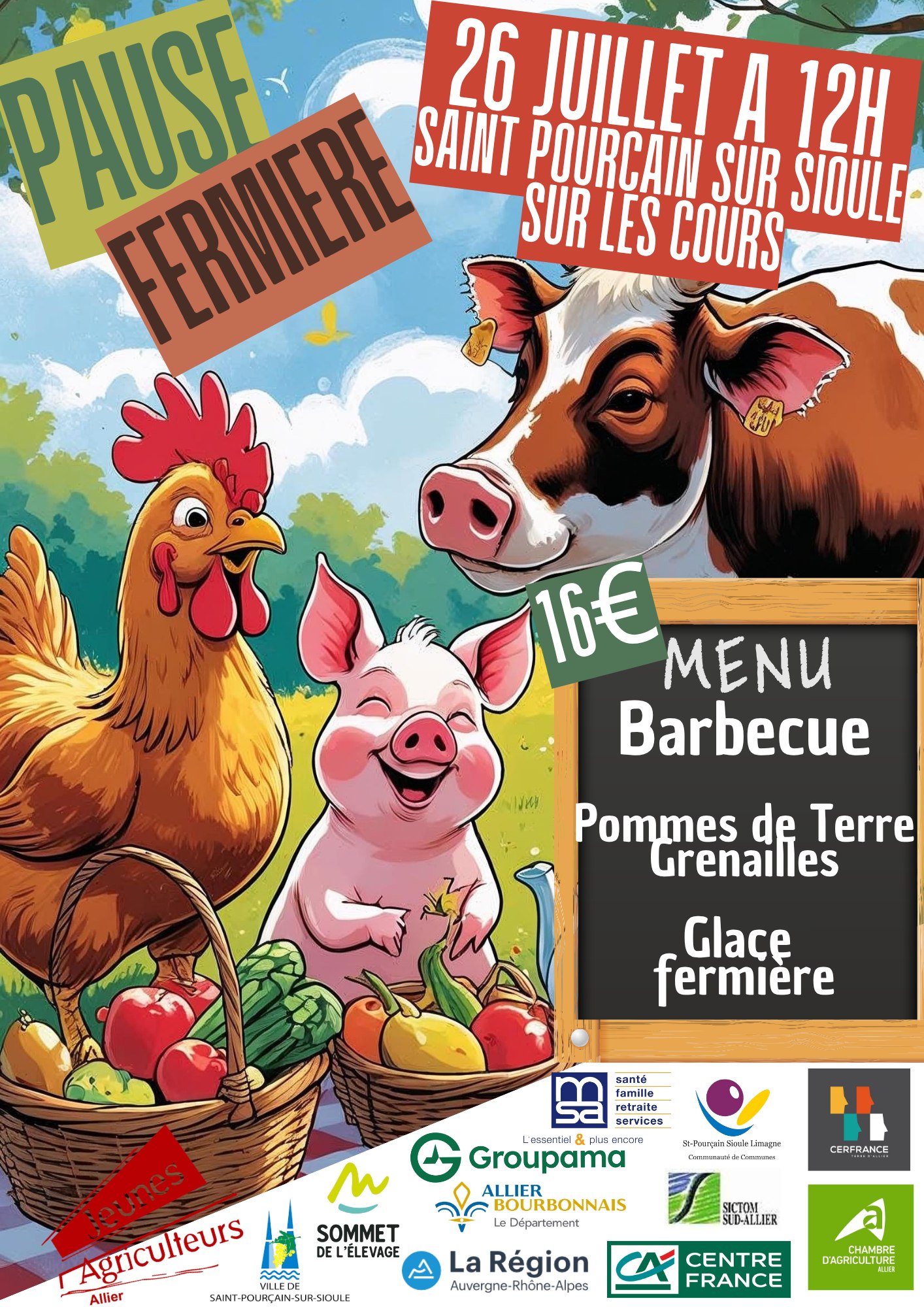 Pause fermière des Jeunes Agriculteurs de l’Allier