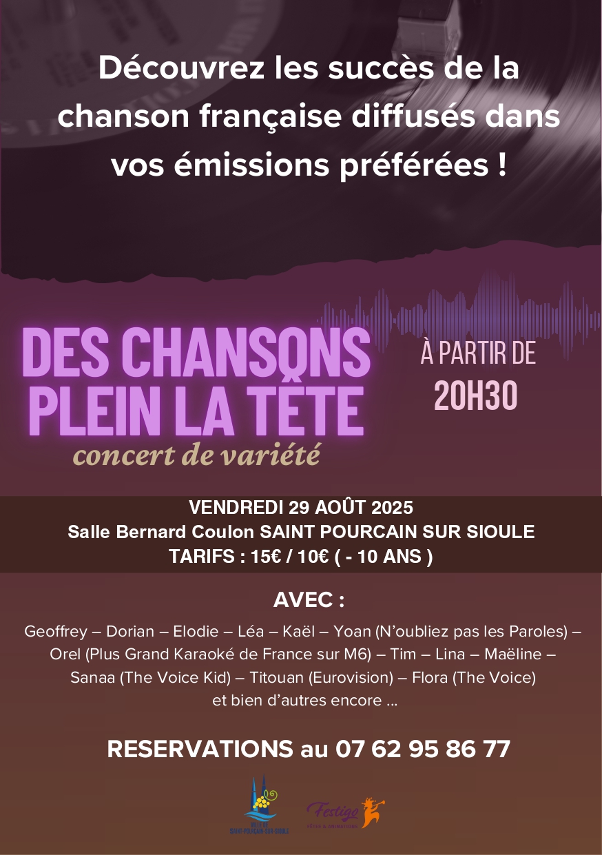 Concert « Des chansons plein la tête »
