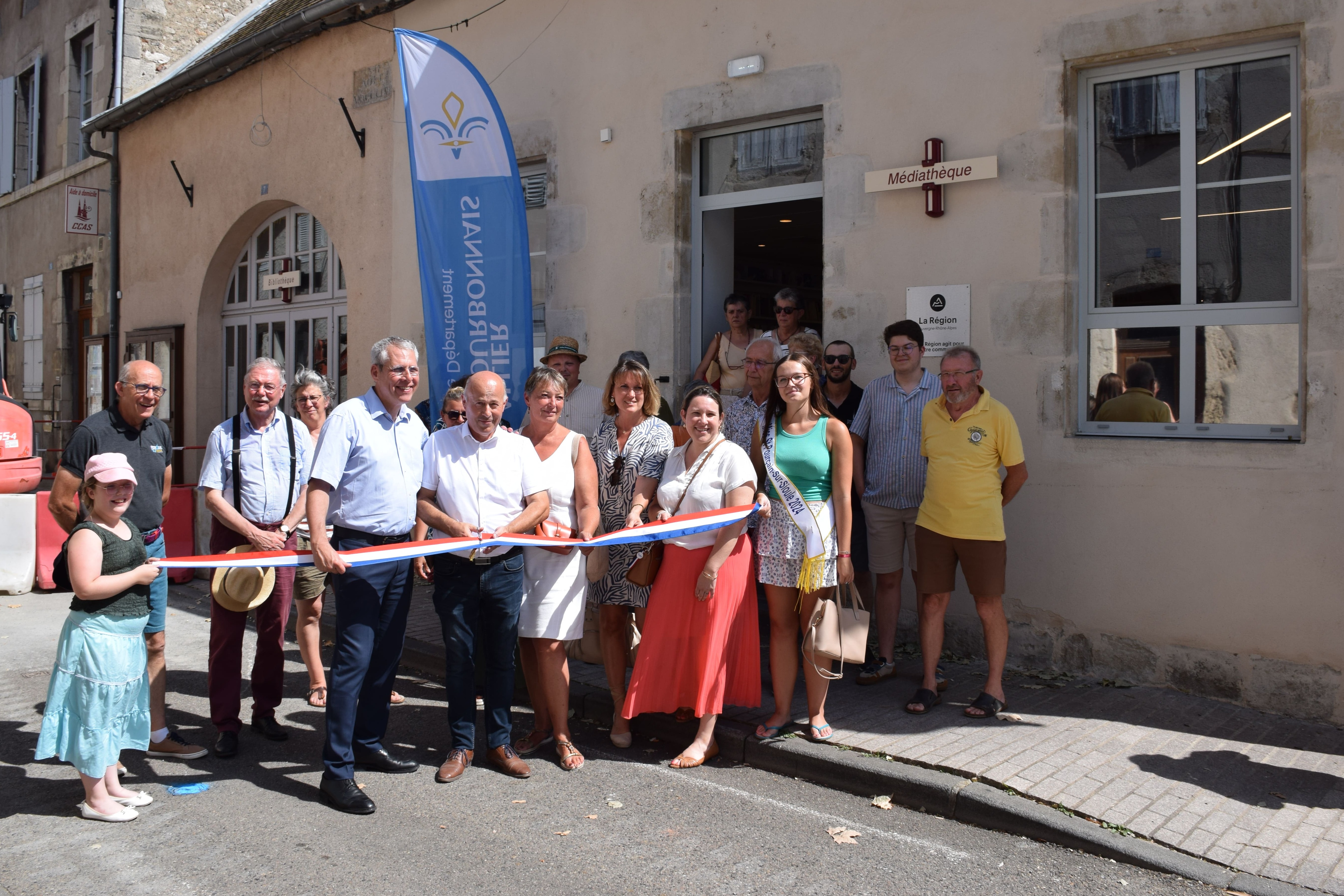 Inauguration de la médiathèque