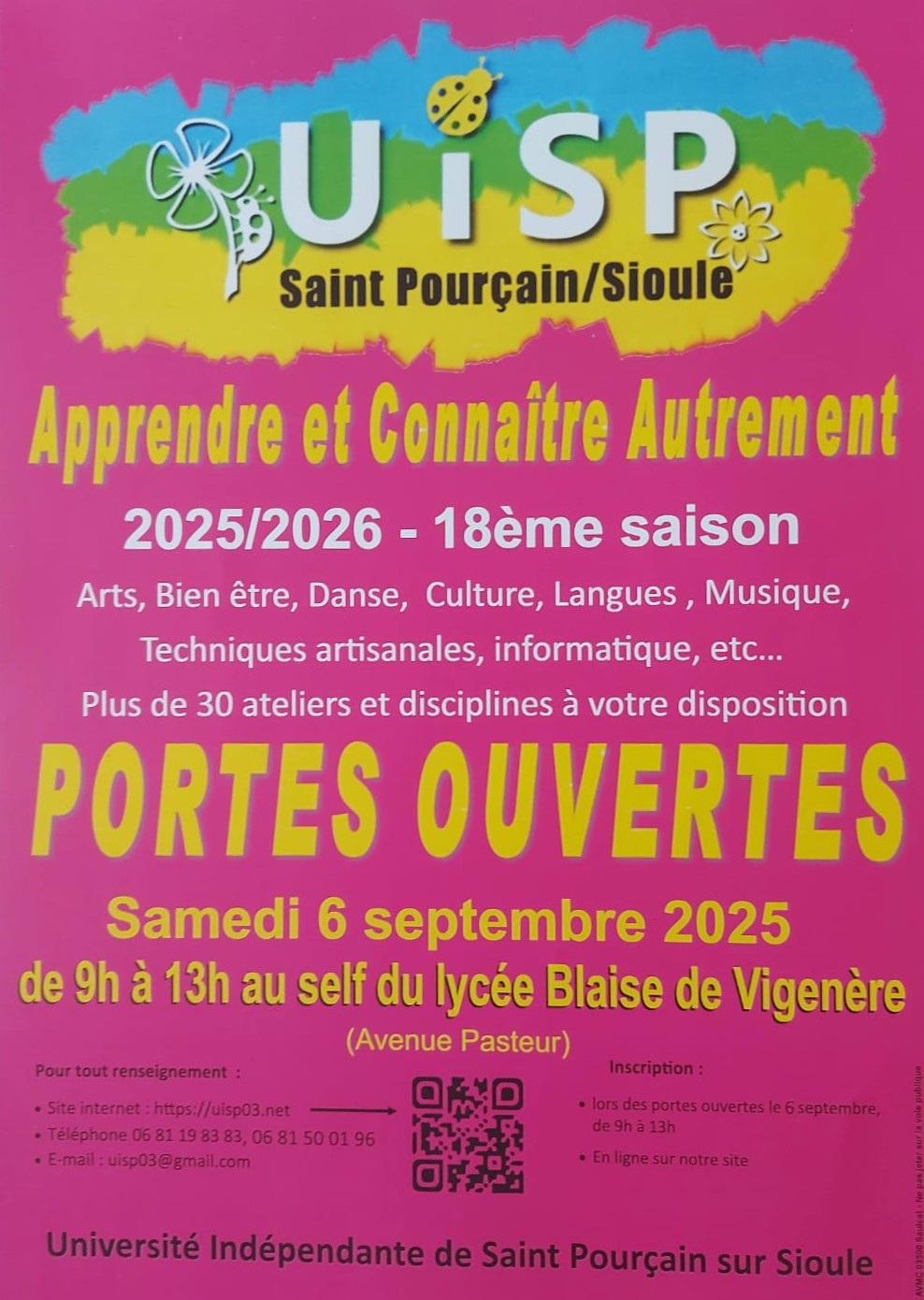Portes ouvertes de l’Université indépendante