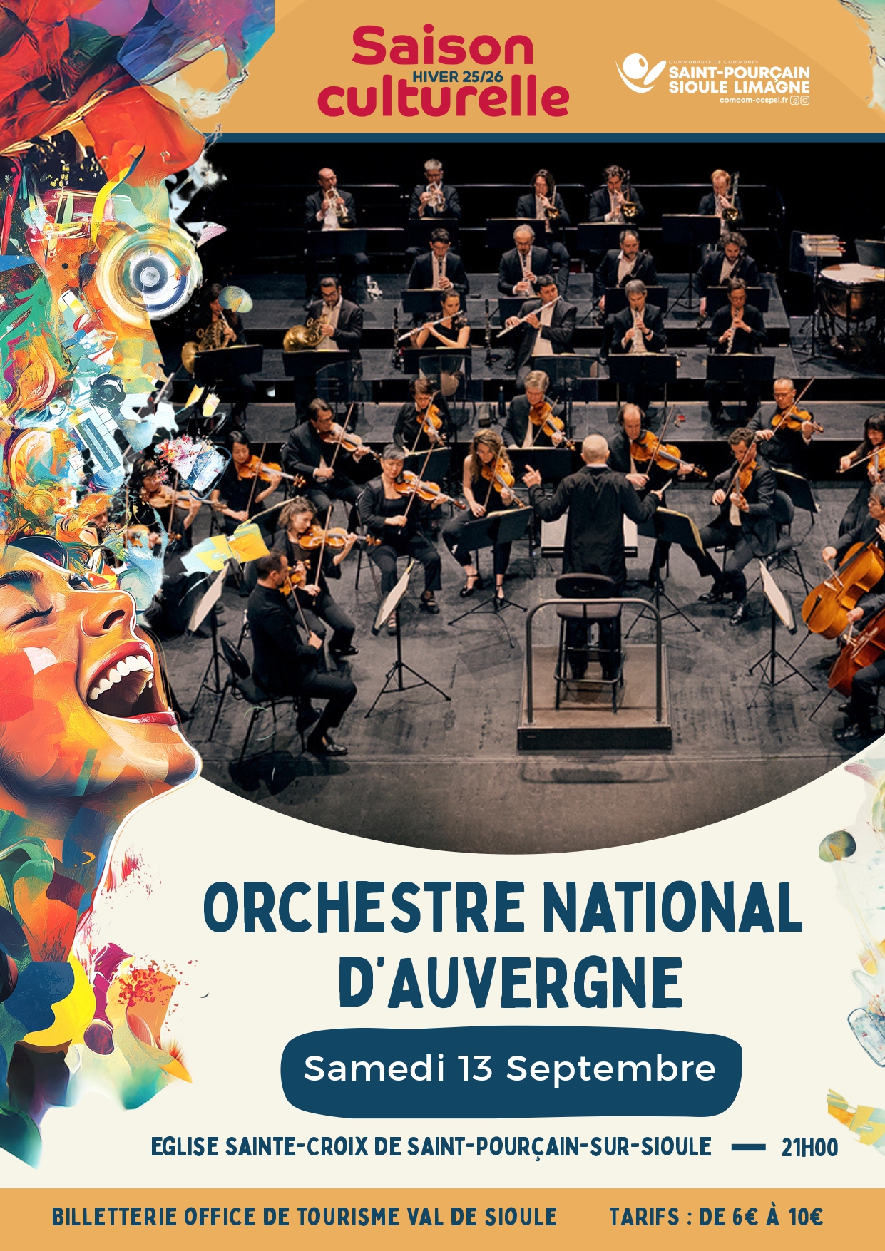 Concert de l’Orchestre national d’Auvergne