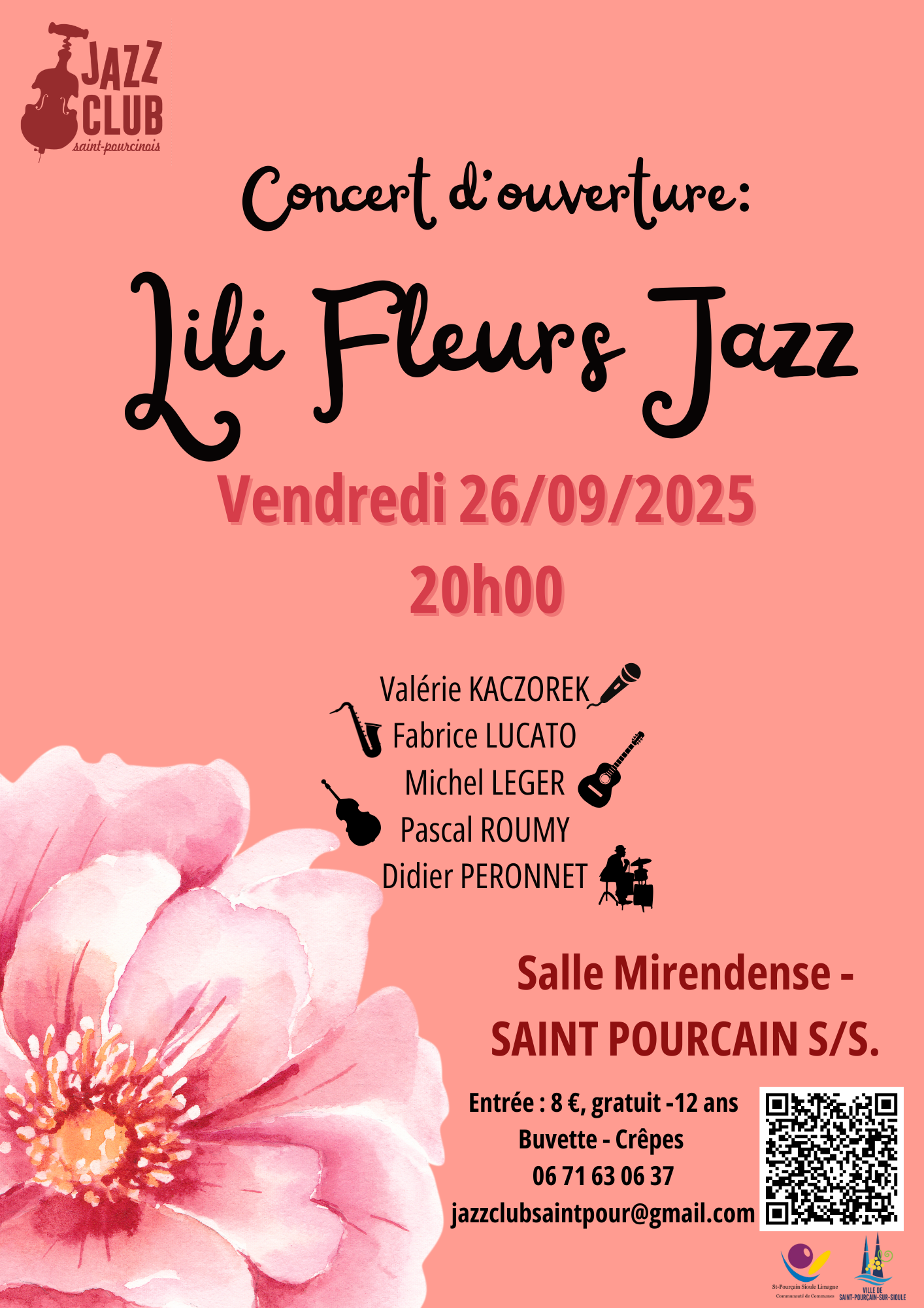 Concert du Jazz Club Saint-Pourcinois