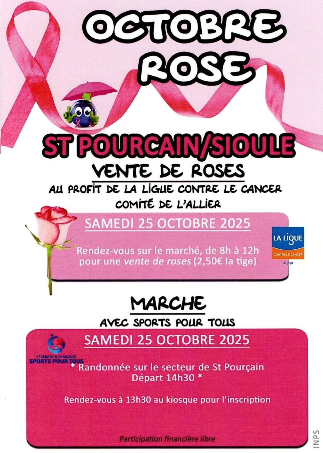 Vente de roses de Sport pour tous