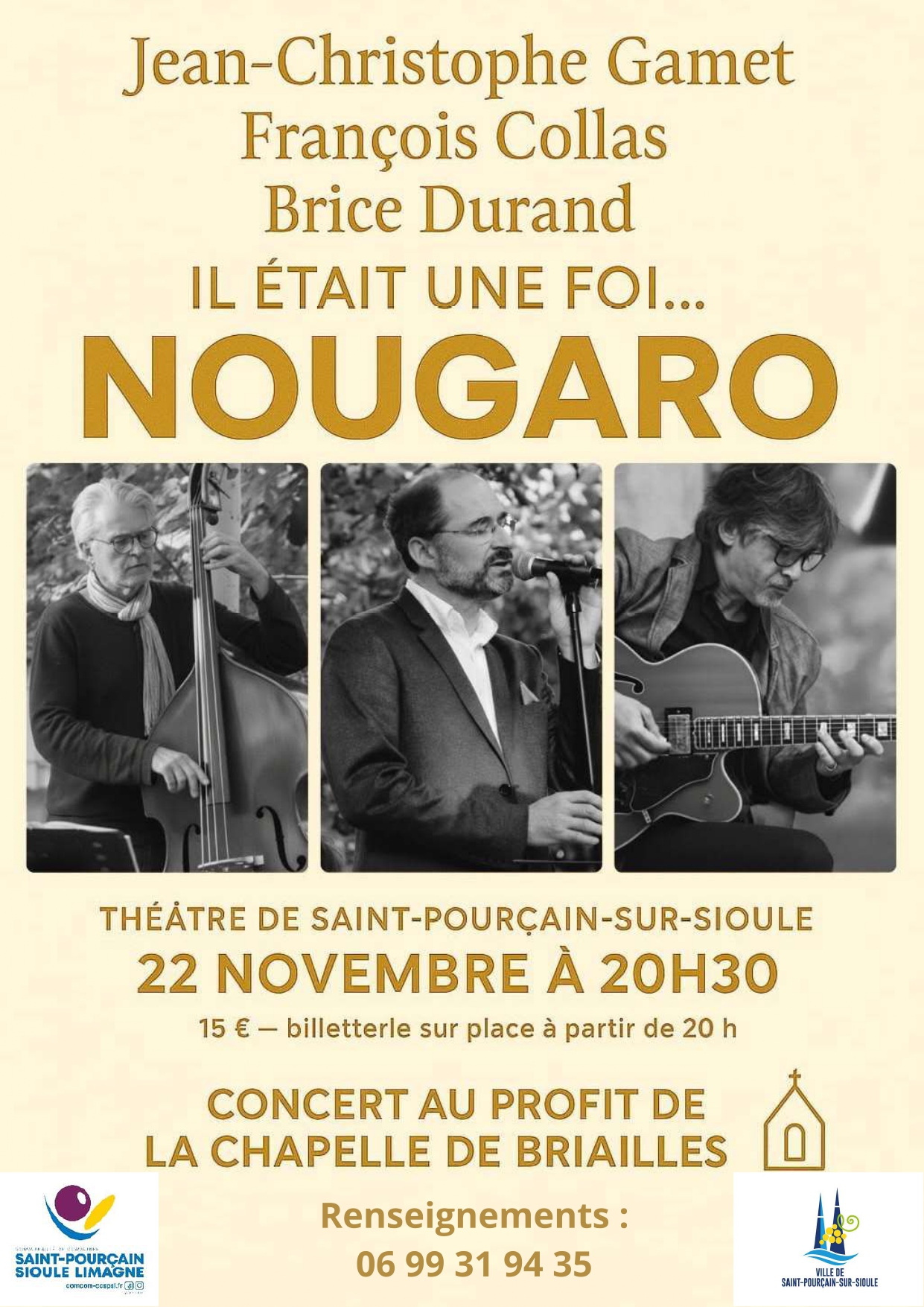 Concert « Il était une fois … Nougaro »