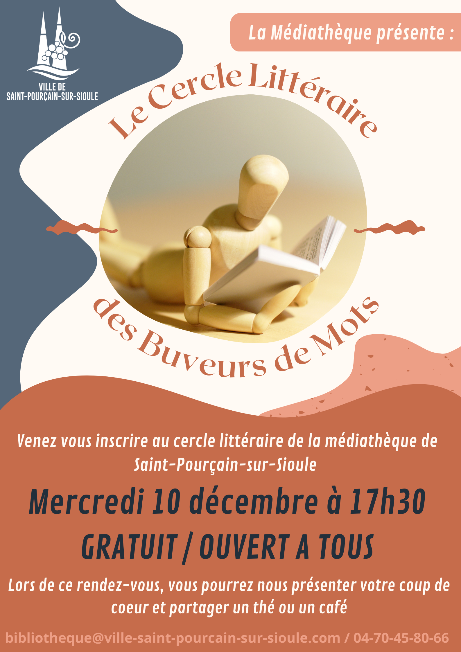 Rendez-vous du Cercle littéraire des buveurs de mots