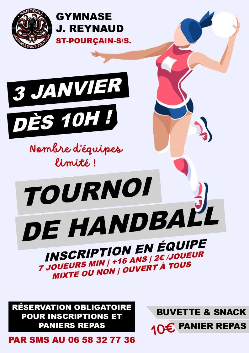 Tournoi de handball ouvert à tous