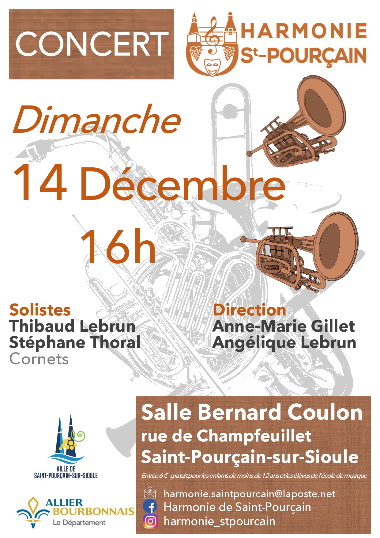 Concert de l’Harmonie de Saint-Pourçain