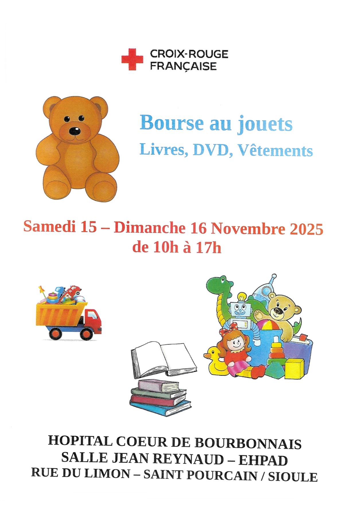 Bourse aux jouets de la Croix Rouge