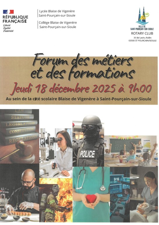 Forum des métiers et des formations