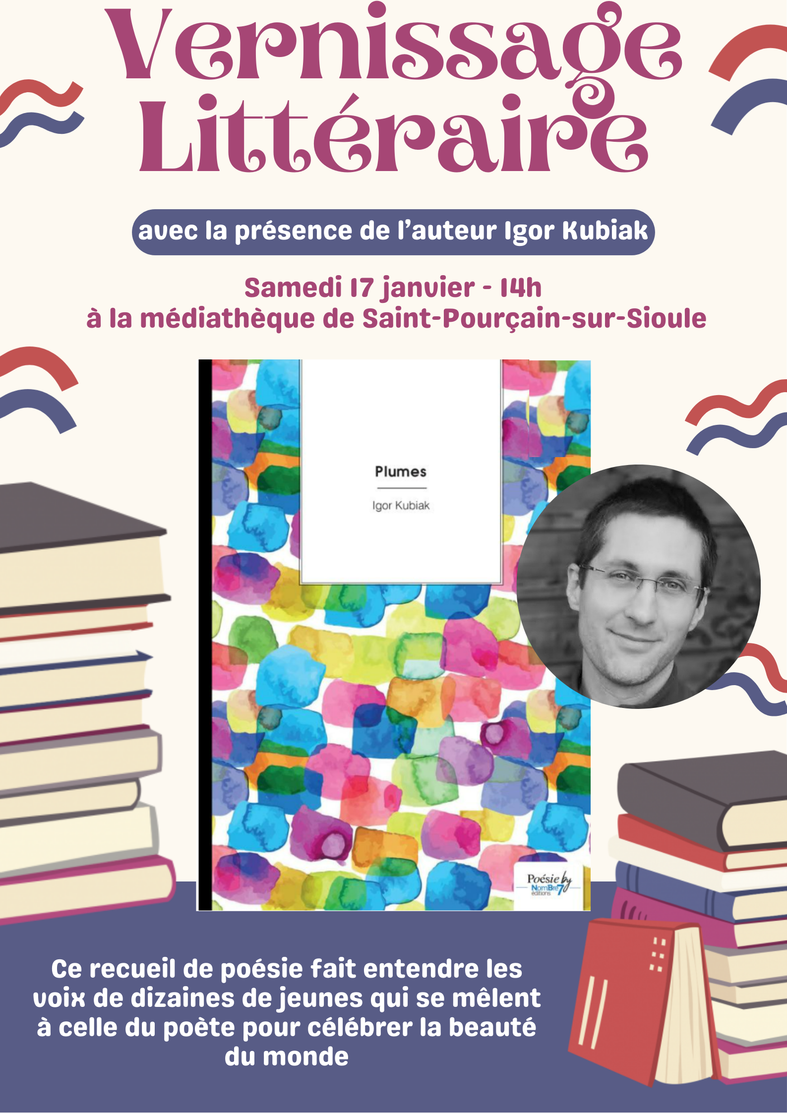 Vernissage littéraire avec Igor Kubiak