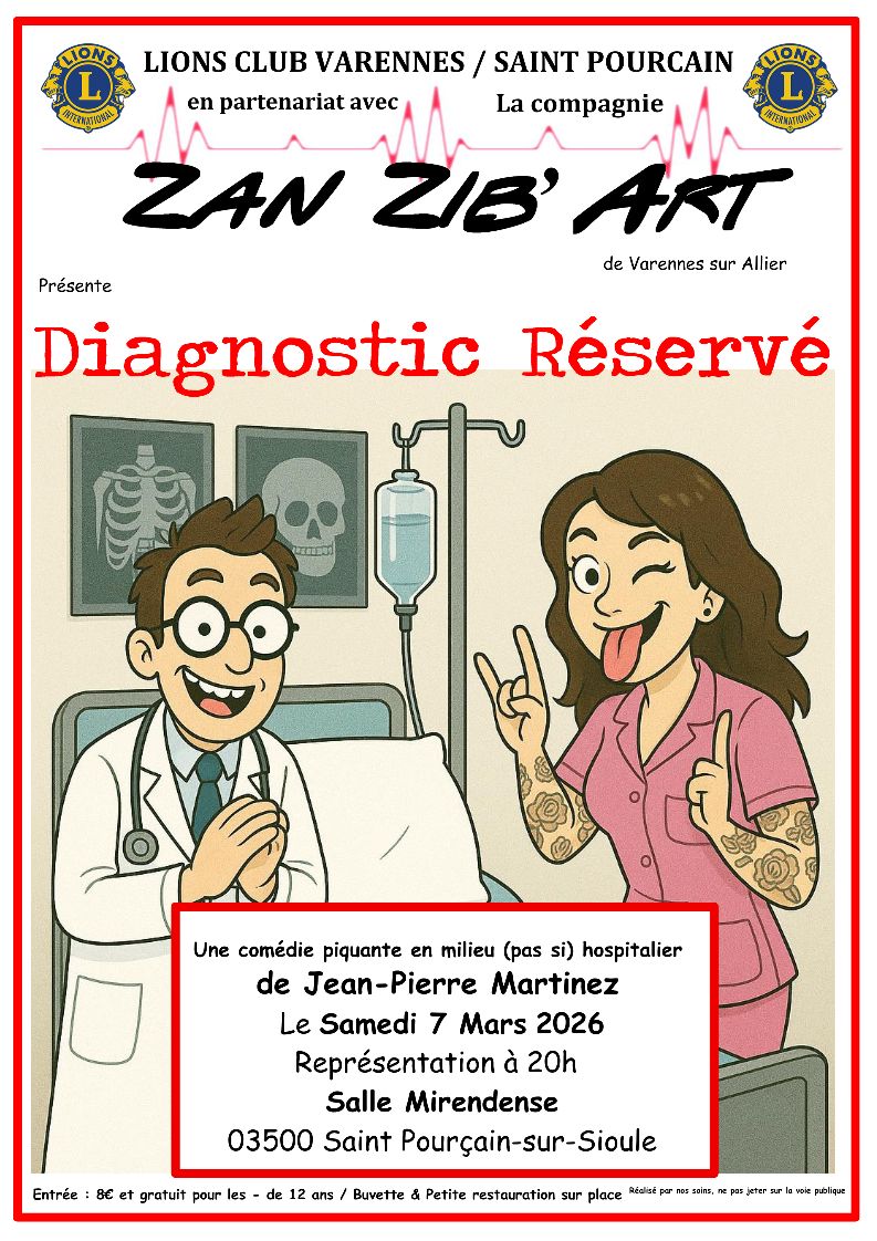Pièce de théâtre « Diagnostic réservé »
