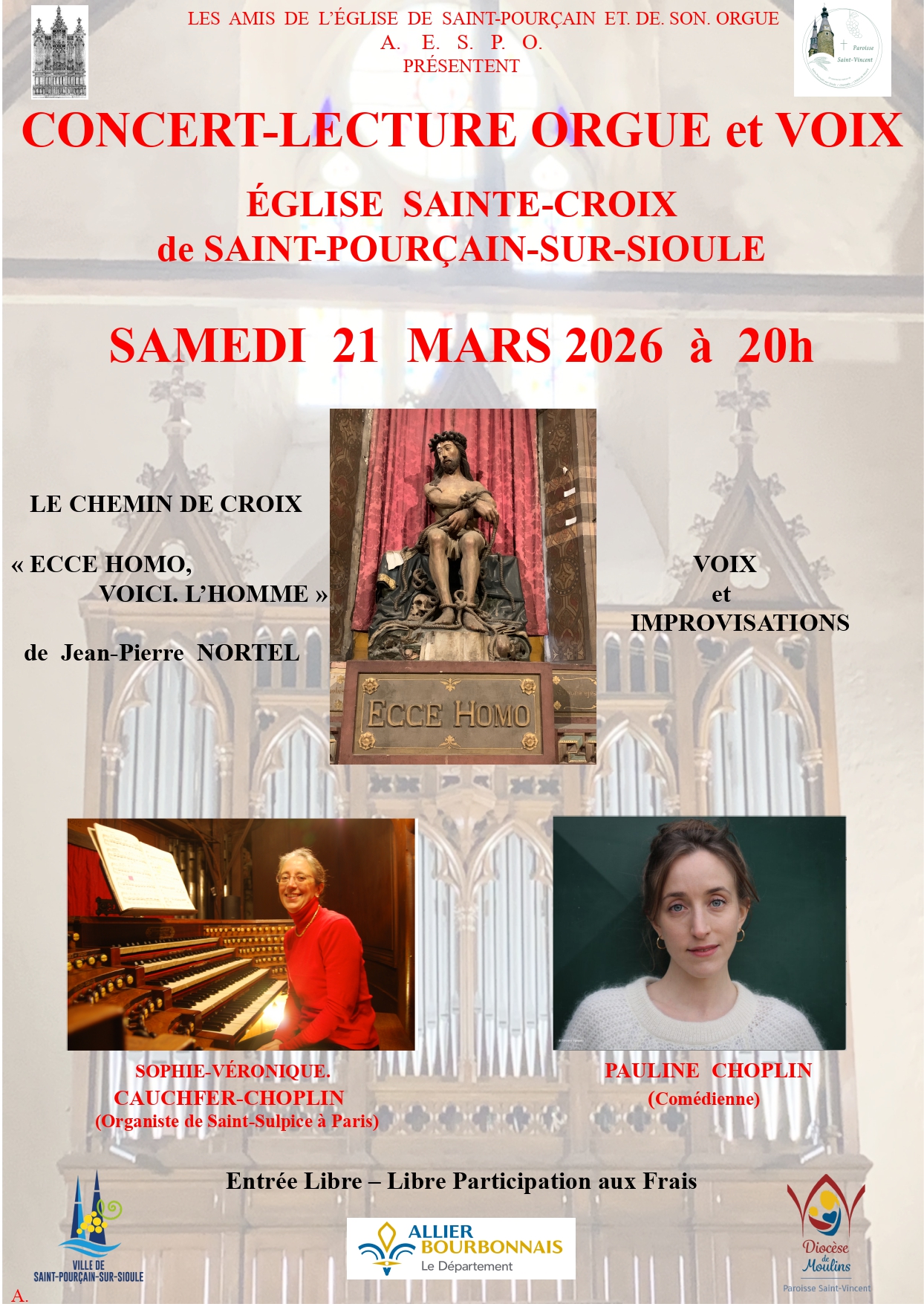 Concert-lecture orgue et voix de AESPO