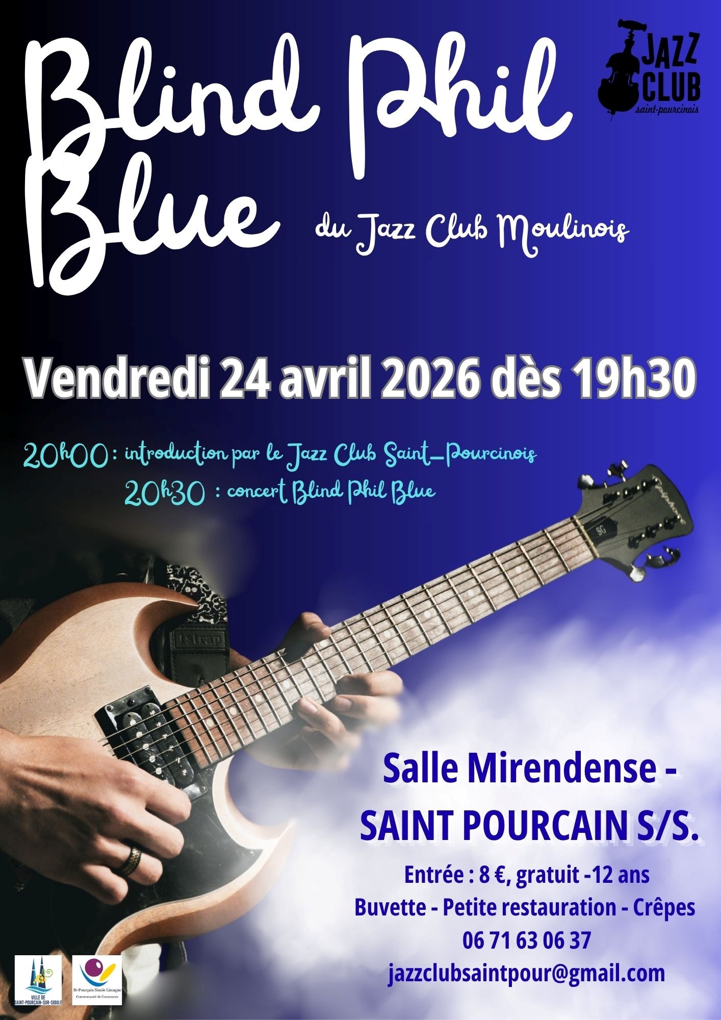 Concert « Blind Phil Blue » du Jazz Club