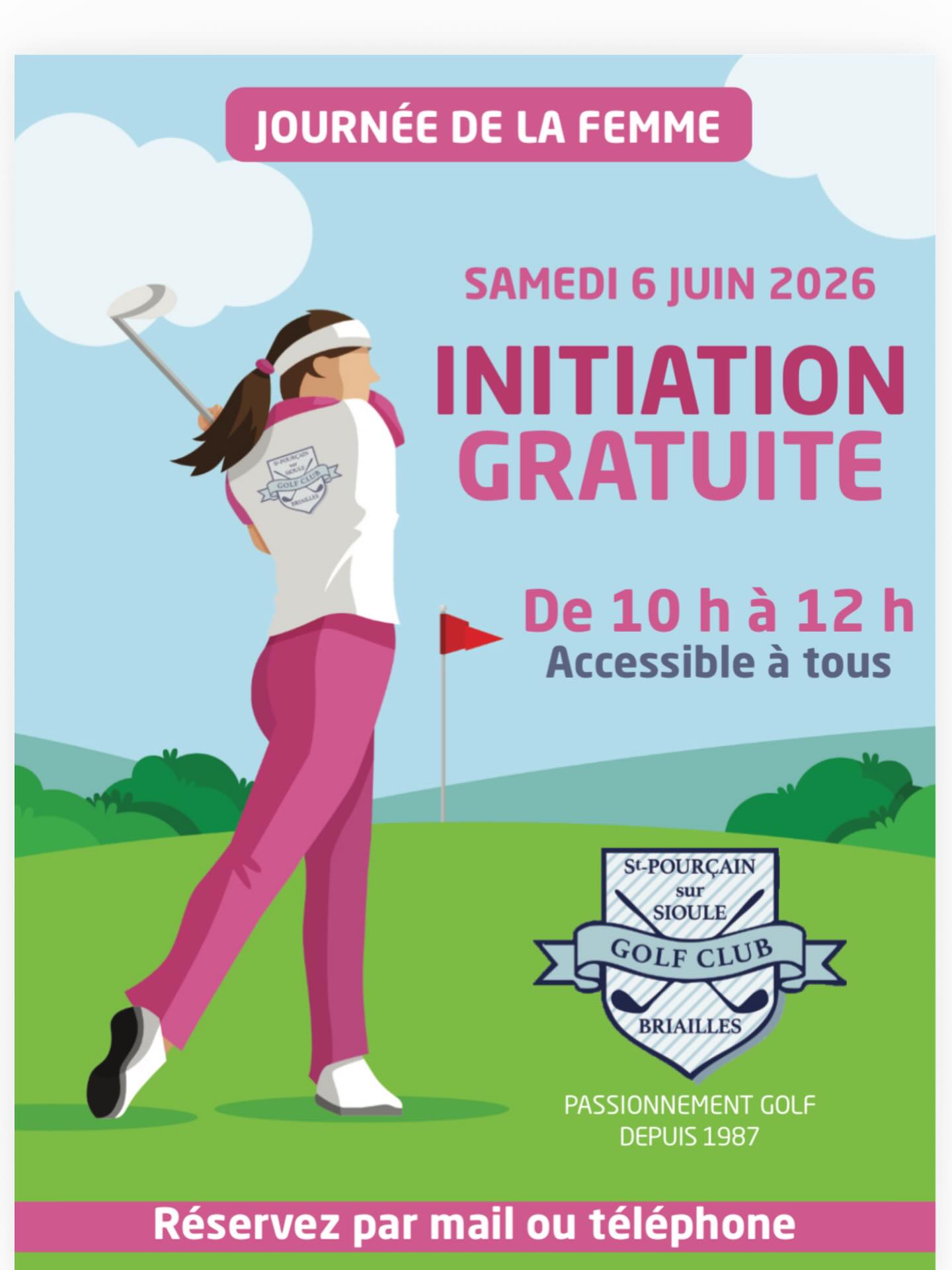 Matinée d&rsquo;initiation du golf de Briailles