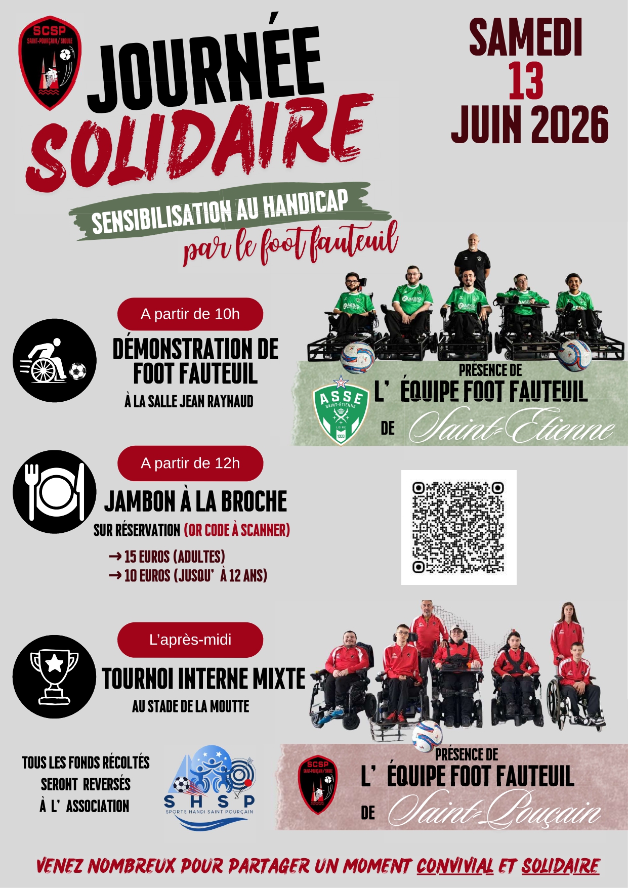 Journée solidaire du SCSP Football