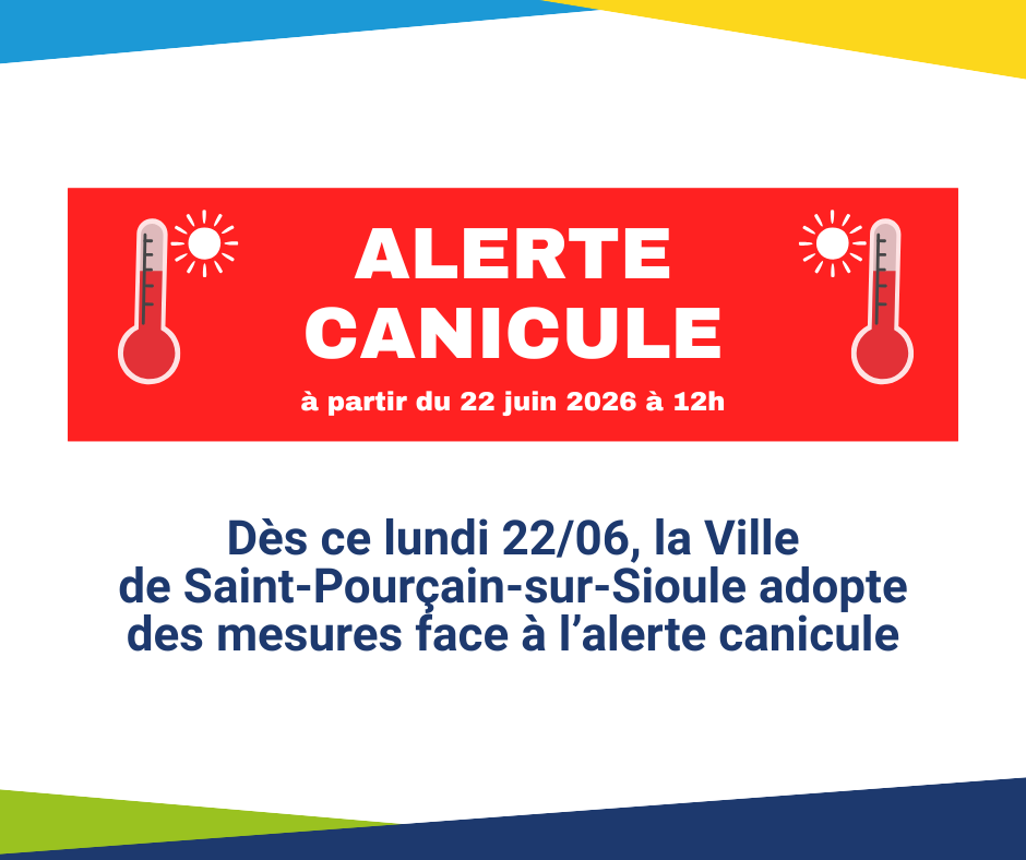Alerte rouge canicule dans le département de l&rsquo;Allier