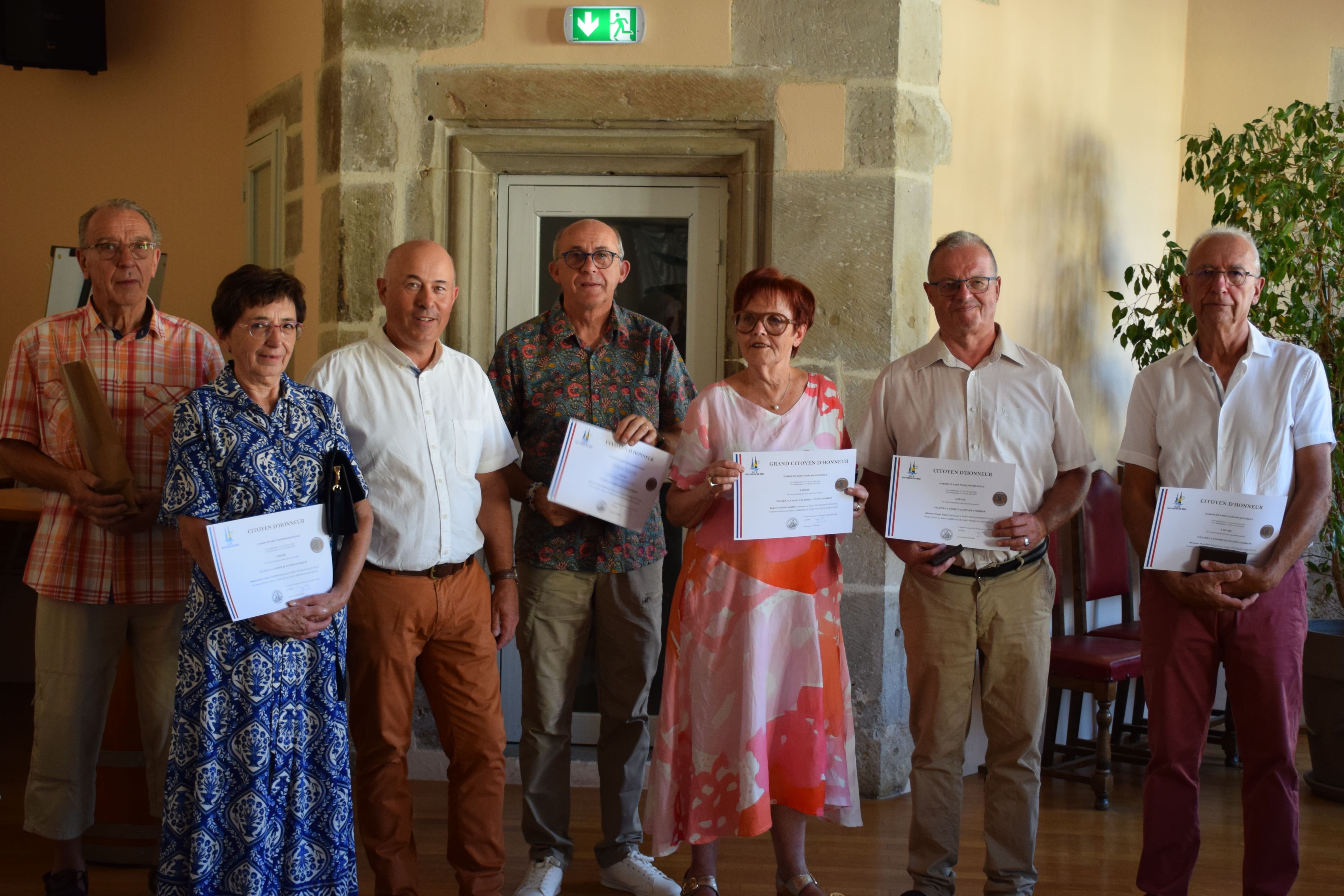 Cérémonie de remise des titres de Citoyen d&rsquo;honneur et Grand Citoyen d&rsquo;honneur