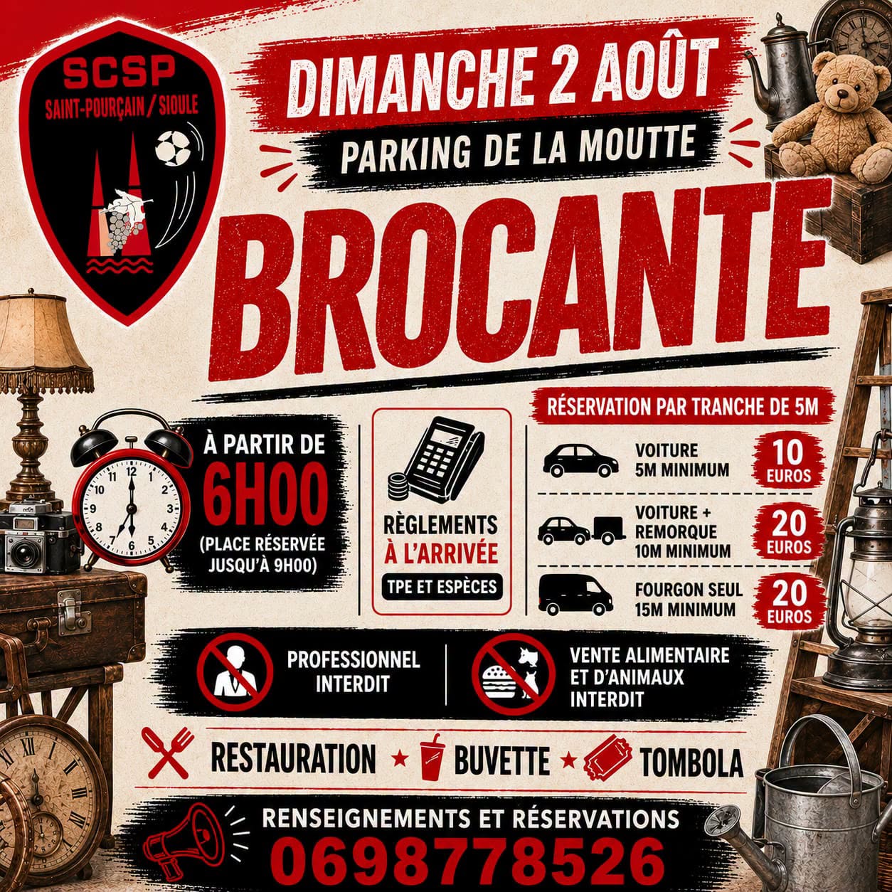 Brocante du SCSP Football