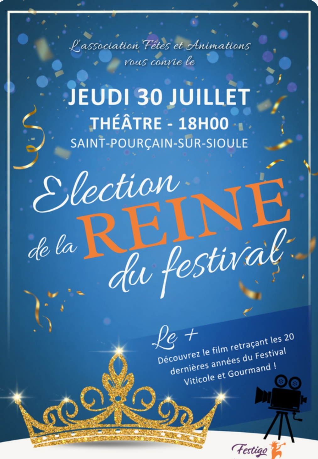 Election de la reine du Festival Viticole et Gourmand