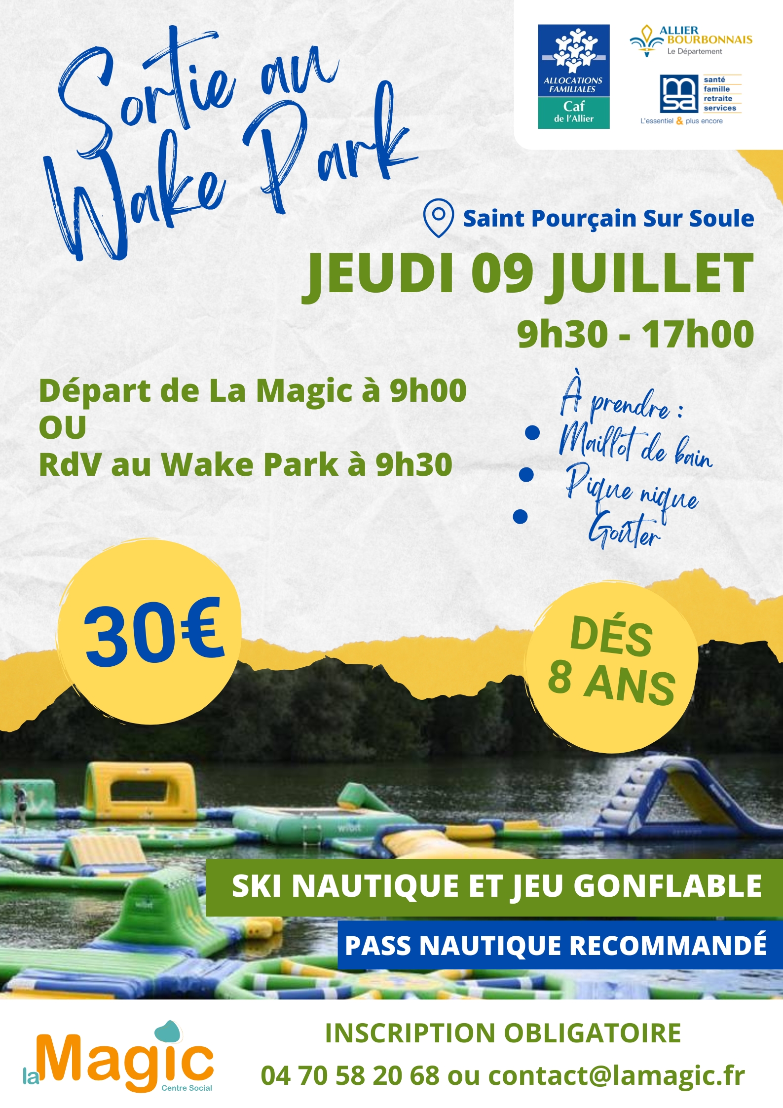 Sortie Wake Park de l&rsquo;Accueil Jeunes