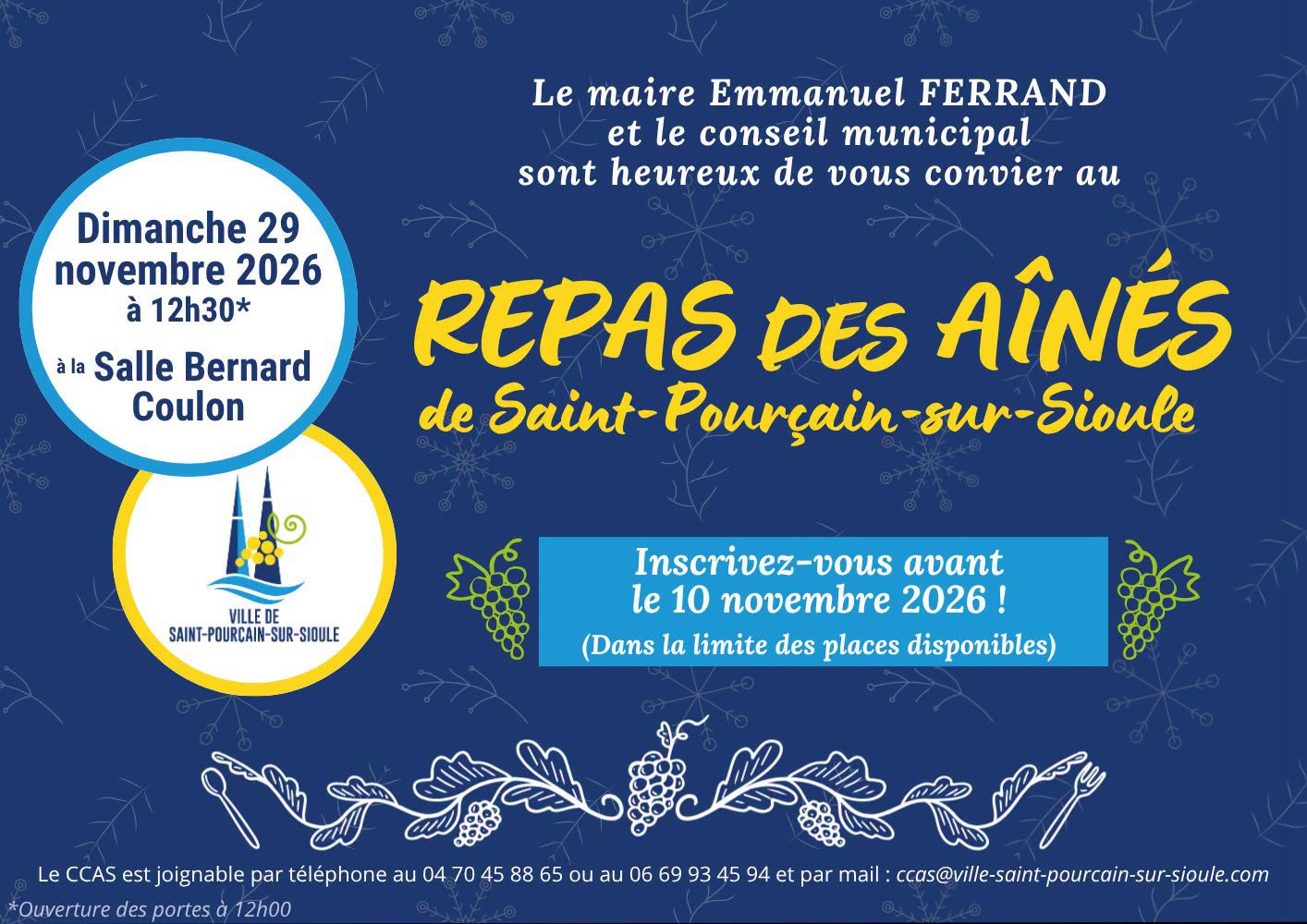 Repas des aînés 2026